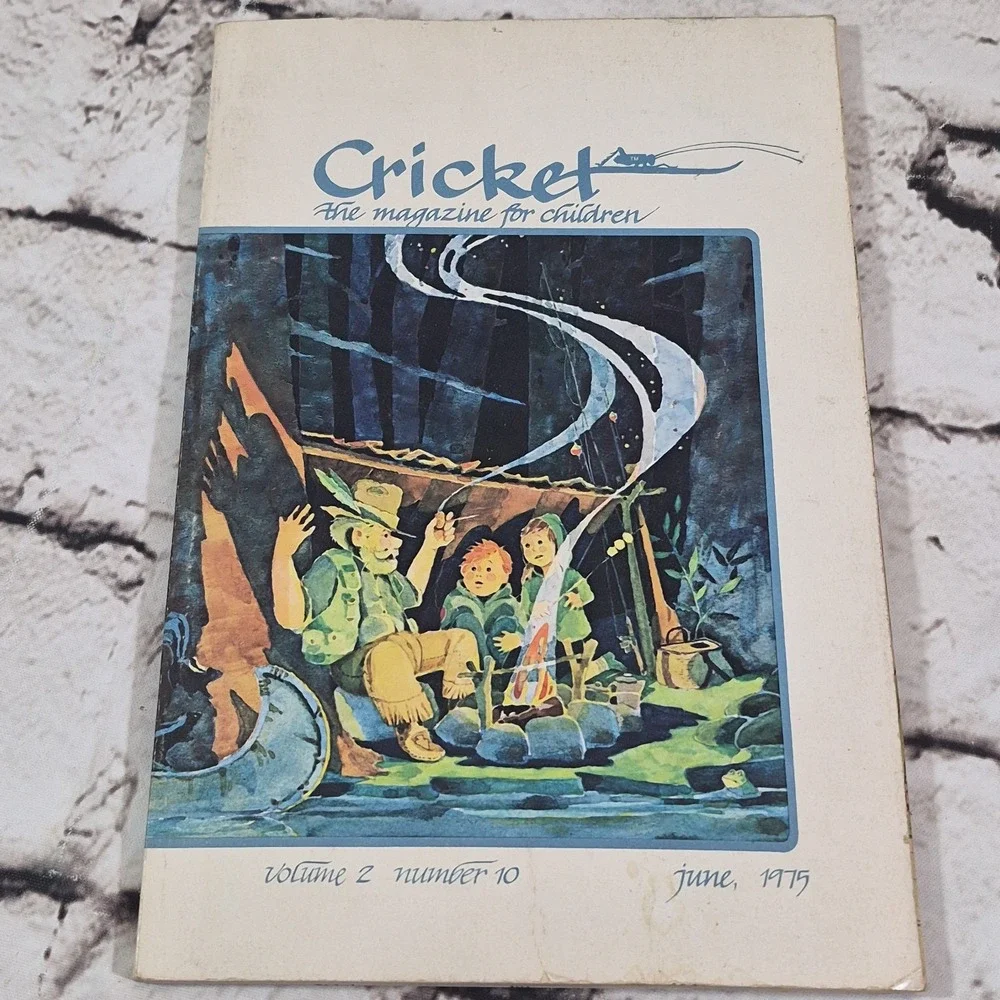 Cricket Magazine for Children Lot of 6 Issues Vintage 1970's